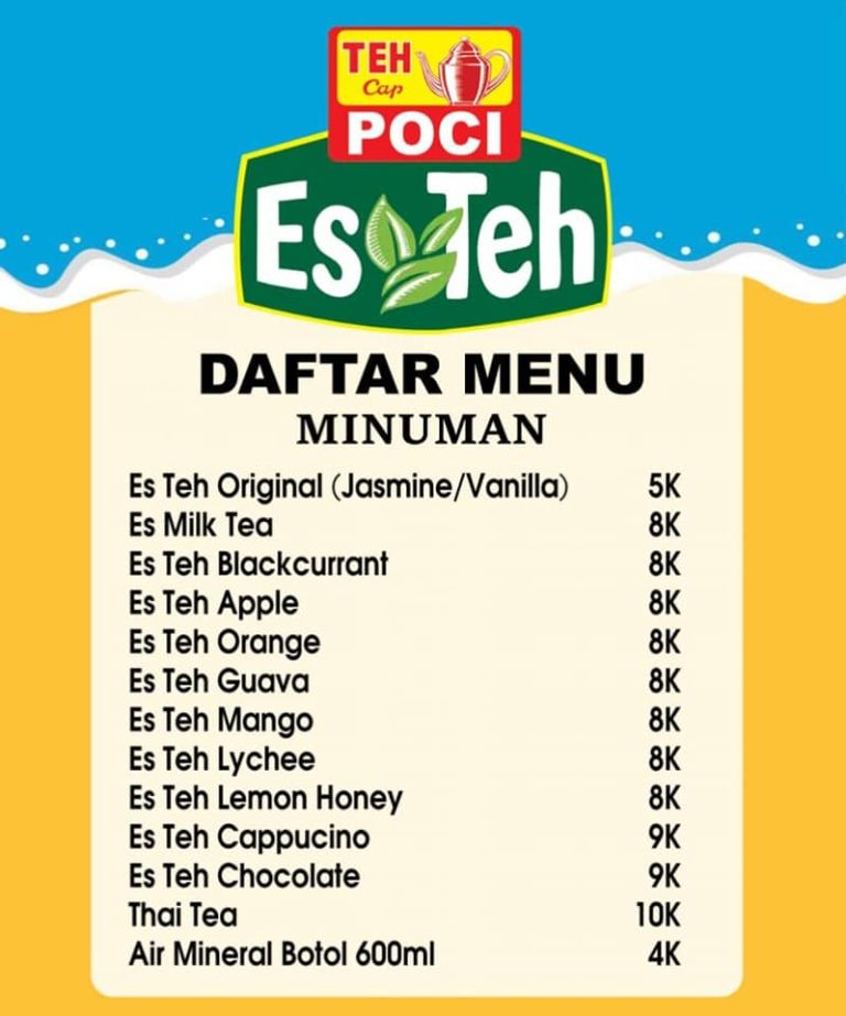 teh poci menu 1