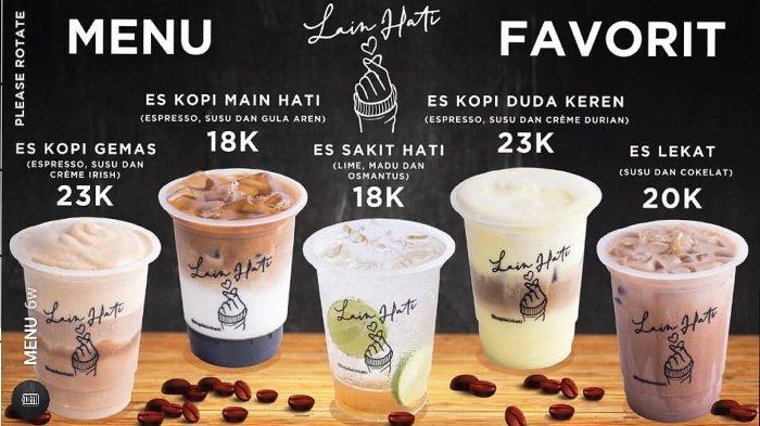 kopi lain hati menu