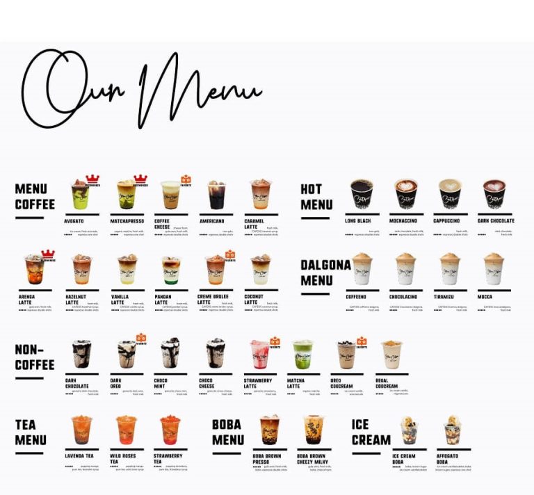 CETROO COFFEE Menu 1