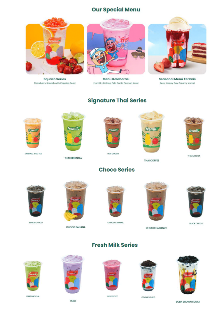 FREMILIT Menu 1