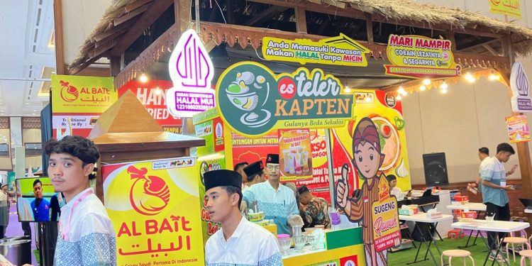 Bakso Kampungqu di acara IFRA Expo 2024 pada 16-18 Agustus 2024 di Jakarta Convention Center (JCC). (Tomy Tresnady / Franchiseindonesia.id)