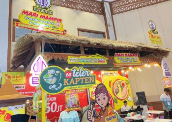 Bakso Kampungqu di acara IFRA Expo 2024 pada 16-18 Agustus 2024 di Jakarta Convention Center (JCC). (Tomy Tresnady / Franchiseindonesia.id)