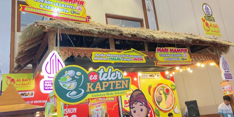 Bakso Kampungqu di acara IFRA Expo 2024 pada 16-18 Agustus 2024 di Jakarta Convention Center (JCC). (Tomy Tresnady / Franchiseindonesia.id)