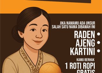 ROPI Roti & Kopi Hadirkan Promo Spesial Hari Kartini: Roti Gratis untuk Nama Raden, Ajeng, atau Kartini!