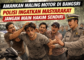 Amankan Maling Motor di Bangsri, Polisi Ingatkan Masyarakat Jangan Main Hakim Sendiri