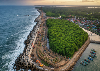 Hybrid Sea Wall Pantura: Dinding Beton Keras dan Penguatan Ekosistem Hutan Bakau